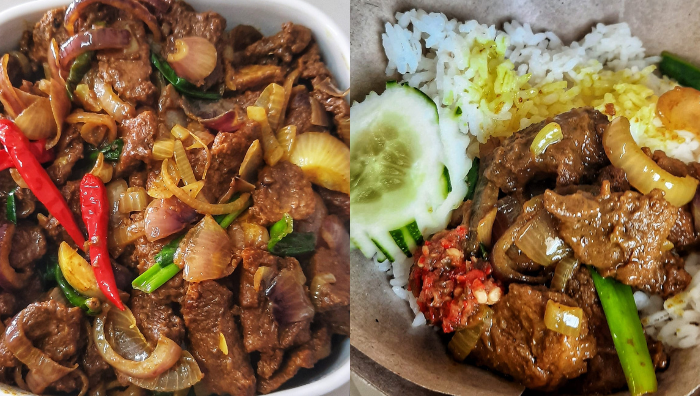 daging goreng kunyit basah