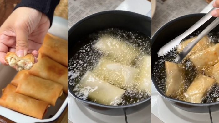 tips goreng popia carbonara