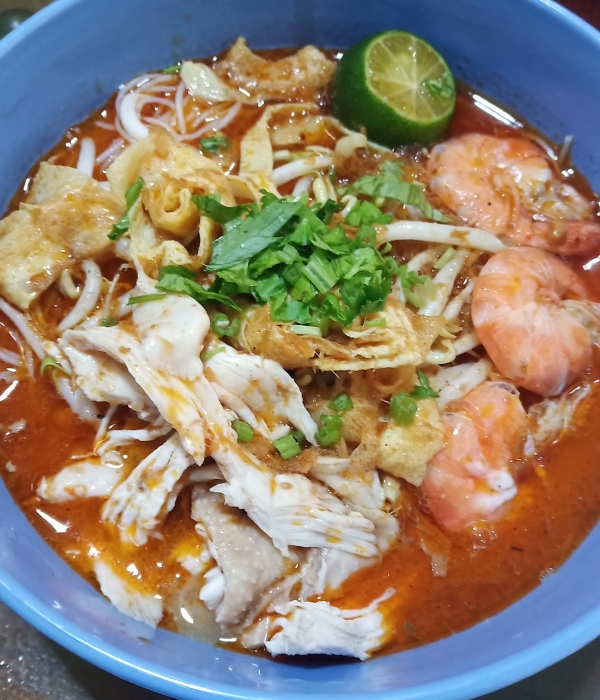 cara buat laksa sarawak