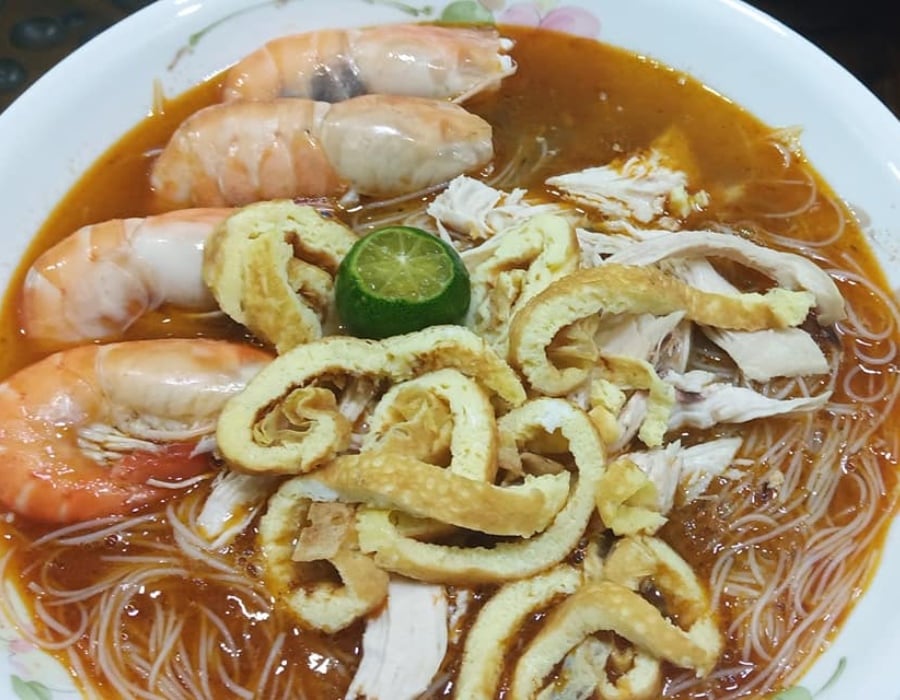 cara buat laksa sarawak
