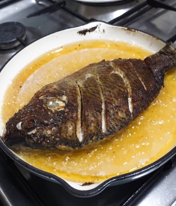 goreng ikan tak melekat