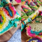 Kek Minyak Gebu Gebas Berwarna Warni, Kek Klasik Yang Popular Sejak Dulu Lagi