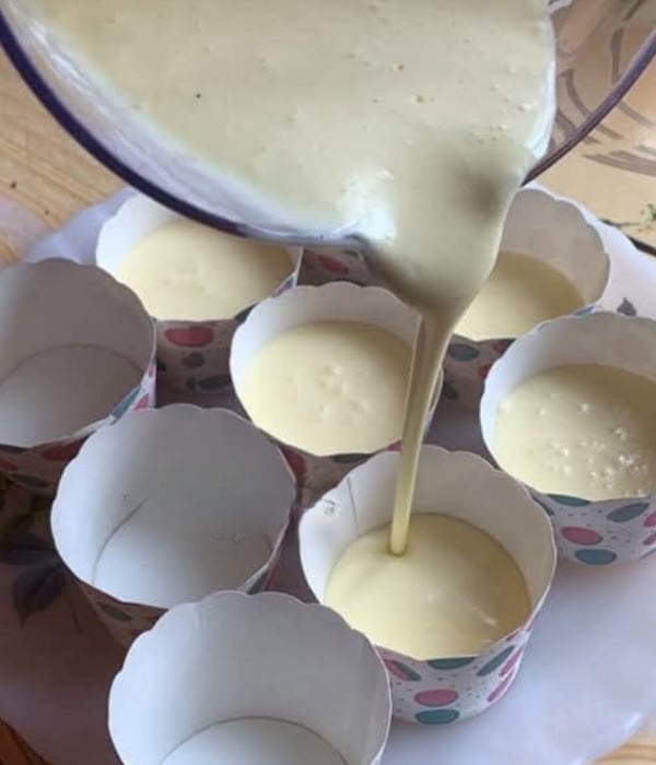 mini burnt cheesecake