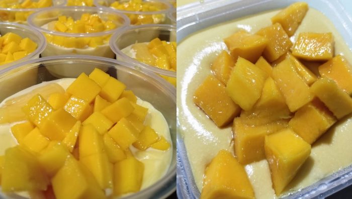 puding mangga kastard