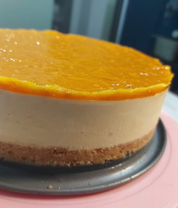 resepi mango cheesecake