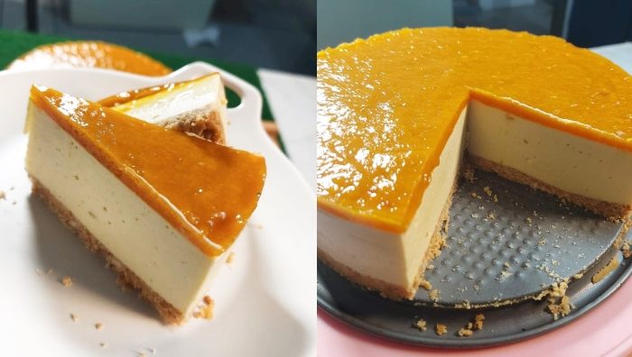 resepi mango cheesecake
