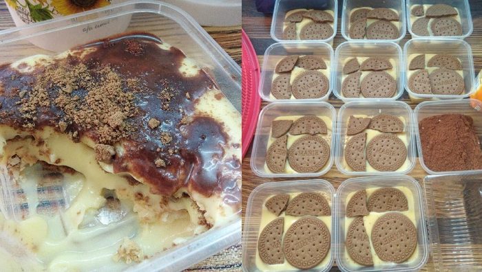resepi puding tiramisu kastard