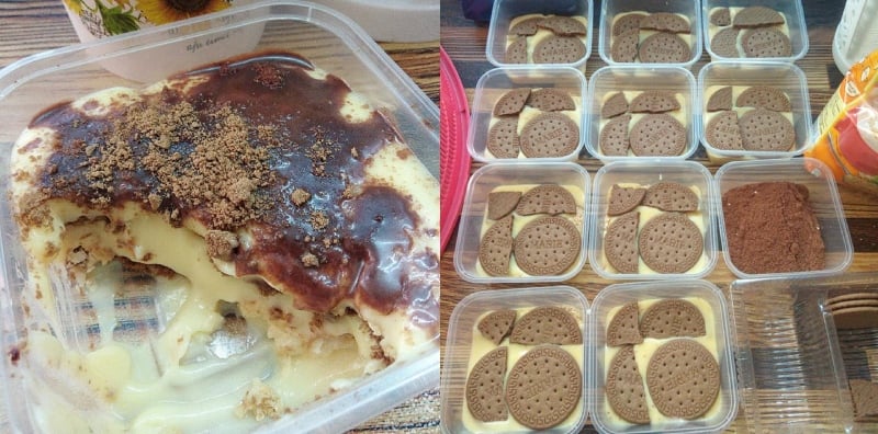 resepi puding tiramisu kastard