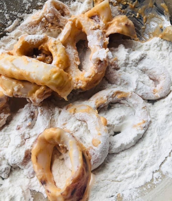 resepi sotong celup tepung