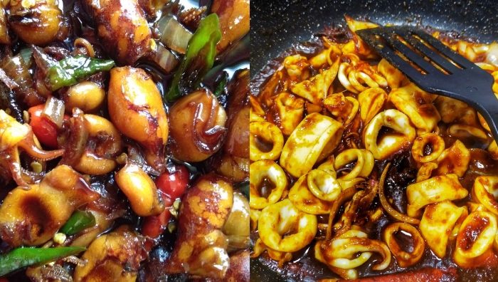resepi sotong masak kicap
