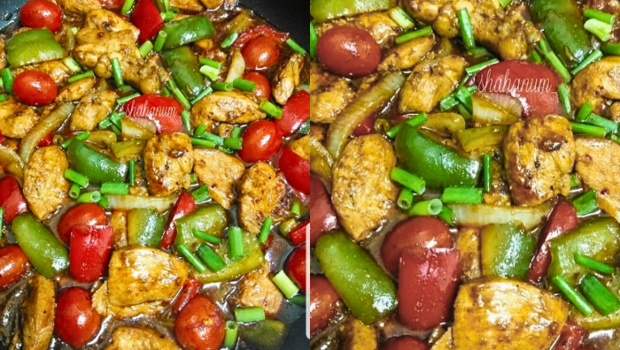 ayam kicap black pepper