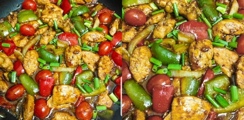 ayam kicap black pepper