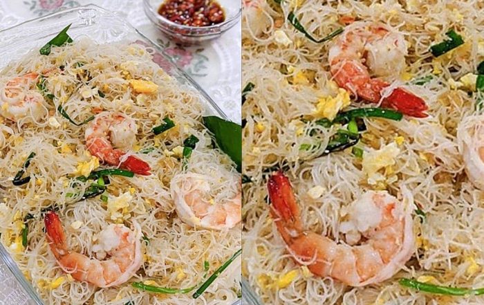 bihun goreng singapore mudah