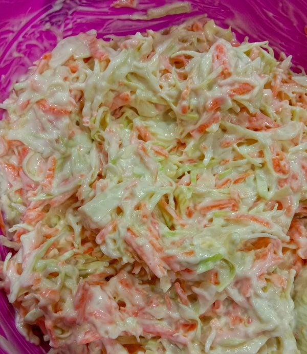 cara buat coleslaw