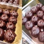 Kek Coklat Moist Mini Guna Acuan Lompang, Hasil Comel Lote Dengan Coklat Leleh!