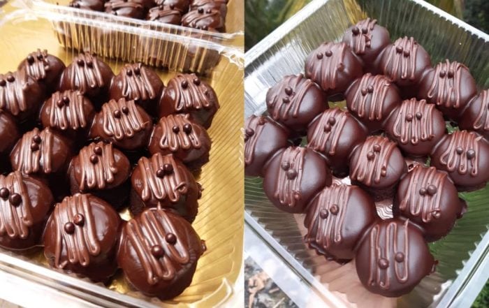 kek coklat moist mini