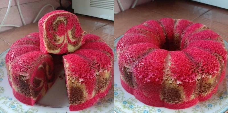 kek minyak kukus