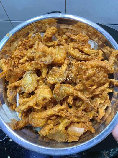 resepi cendawan goreng tepung