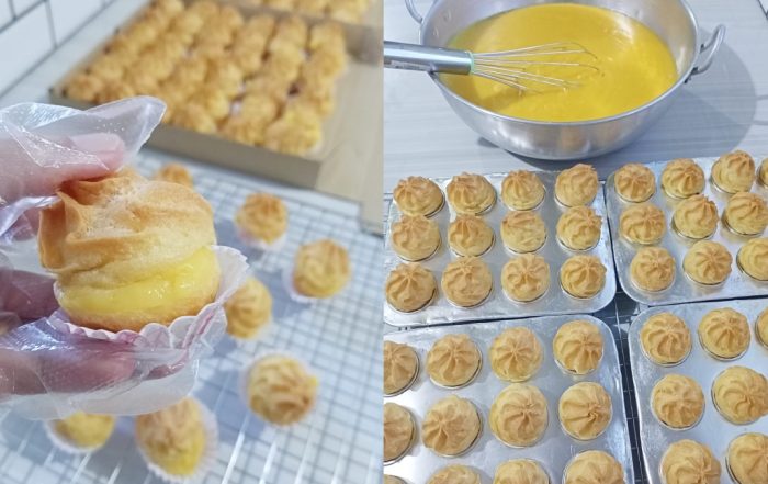 resepi cream puff kastard