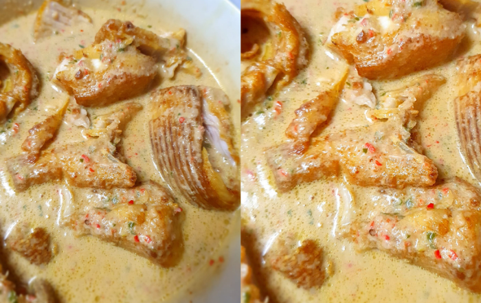 resepi pecel ikan pari