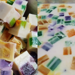 Resipi Puding Kristal Warna-Warni Yang Lembut & Cantik, Nikmat Makan Sejuk-Sejuk!