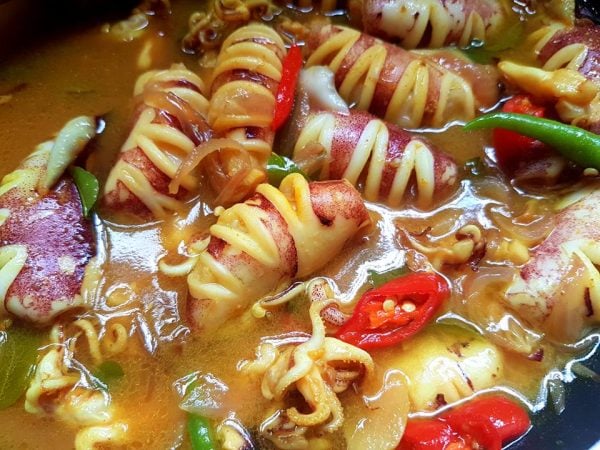 sotong masak asam