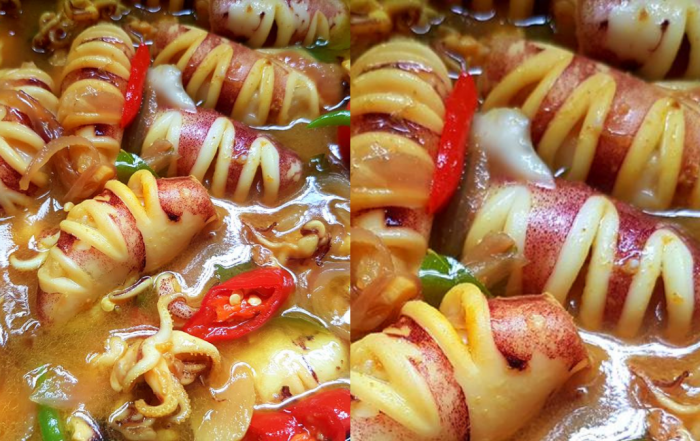 sotong masak asam