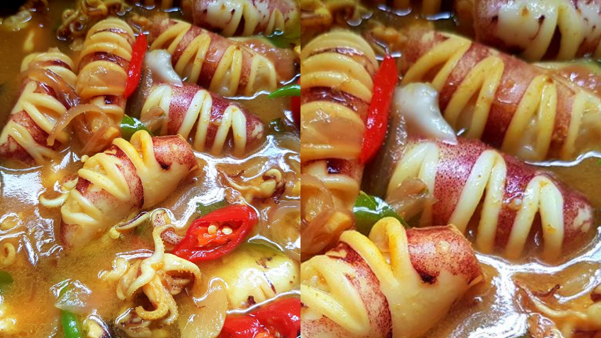 sotong masak asam