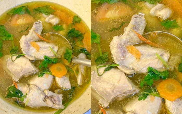 resepi sup ayam mudah