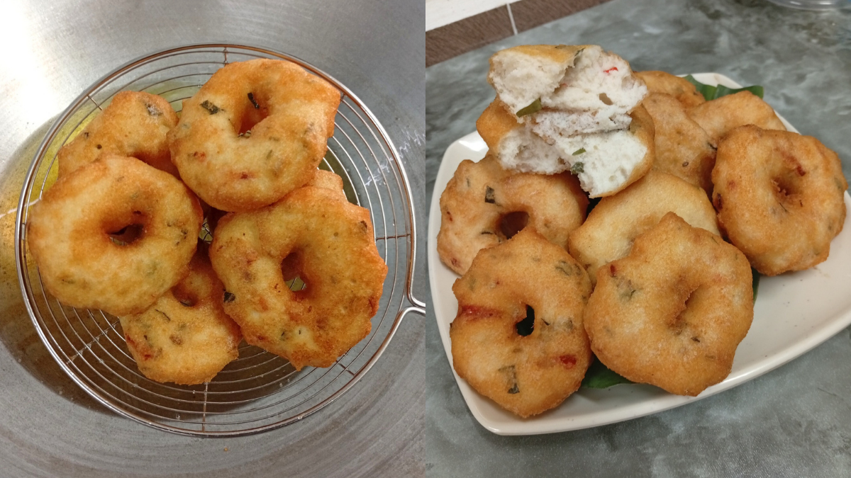 resepi vadai donut