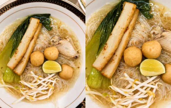 bihun sup simple