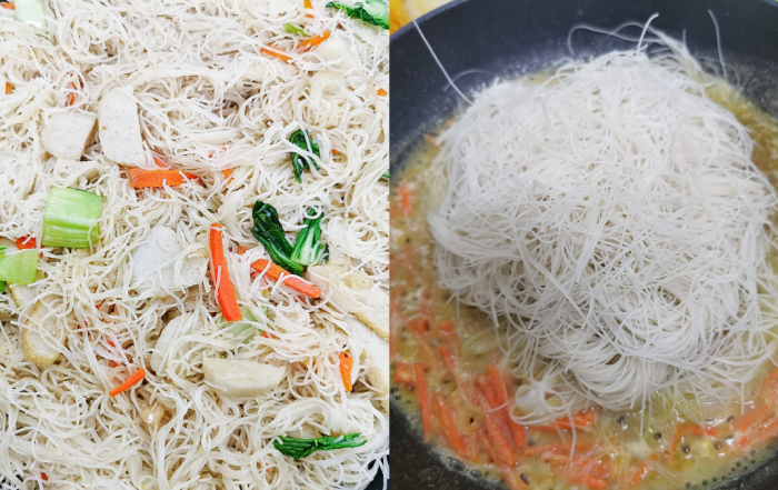 cara buat bihun goreng