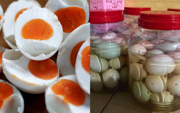 telur masin homemade