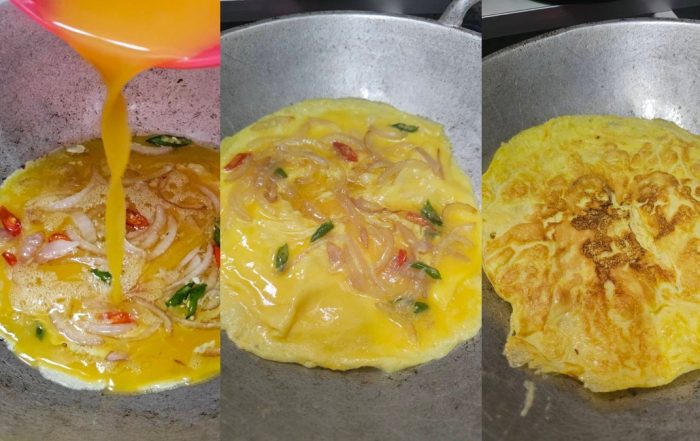 cara memasak telur dadar