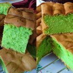 Kek Pandan Santan Gebu Gebas, Harum Semerbak Sampai Kawan Puji Berbakul!