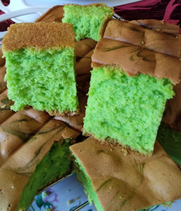 kek pandan santan