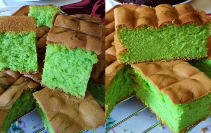 kek pandan santan