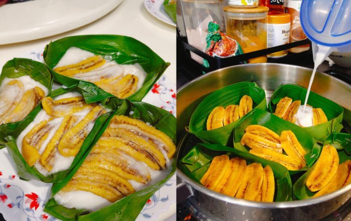 lengat pisang kukus