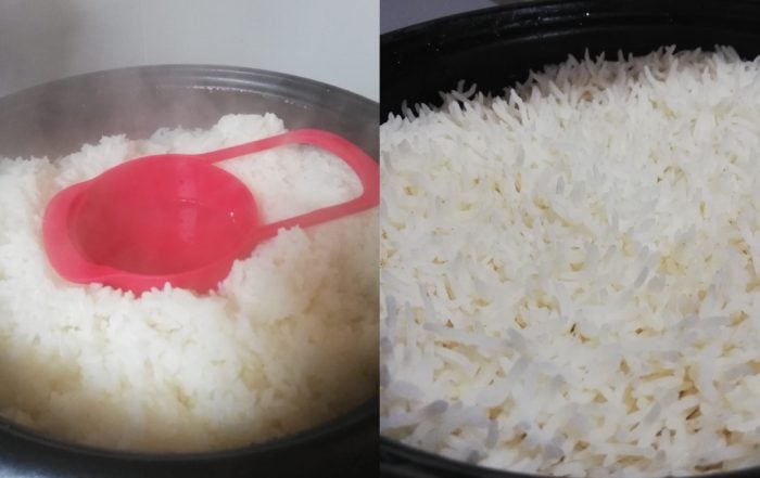 nasi mentah