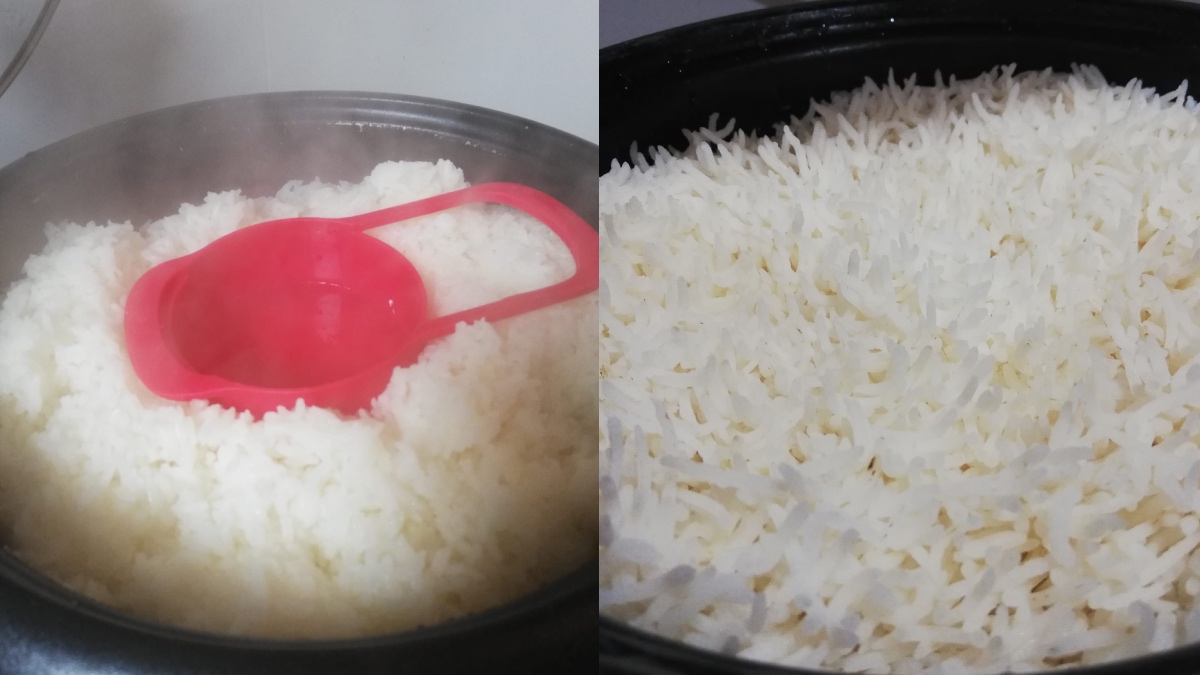 nasi mentah