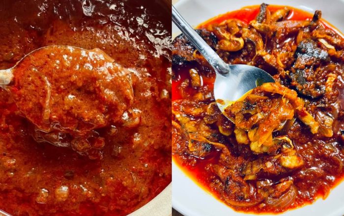 petua warna sambal cantik