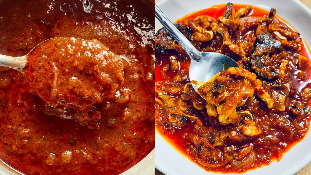 petua warna sambal cantik
