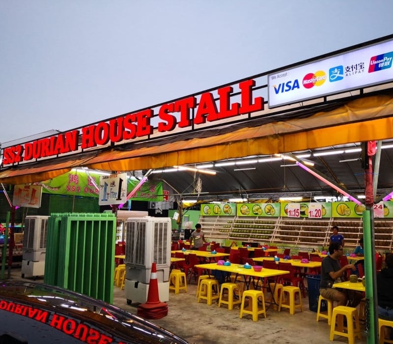 port makan durian kl