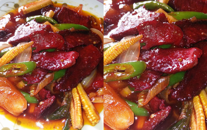 daging masak merah simple