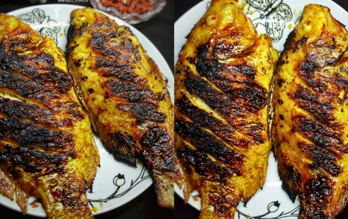 ikan talapia bakar