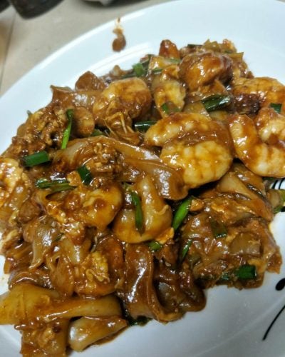 kuey teow goreng basah