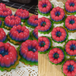 Resipi Kuih Lapis Pelangi Guna Acuan Puteri Ayu, Lembut & Comel Sangat Hasilnya!