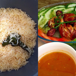 Cara Masak Nasi Marjerin Mudah,  Resipi Lengkap Dengan Ayam Panggang, Sambal, Kuah Kicap & Sup