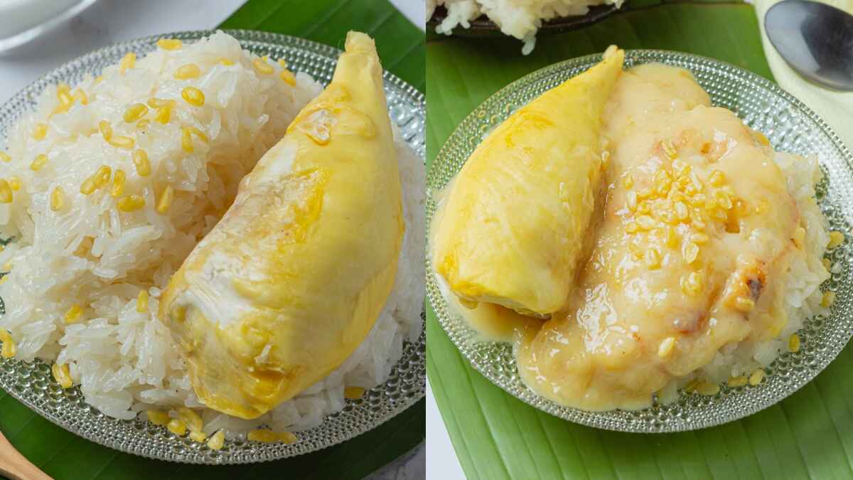 resepi pulut durian