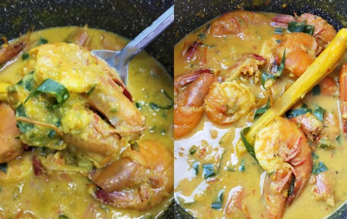 udang masak lemak tempoyak